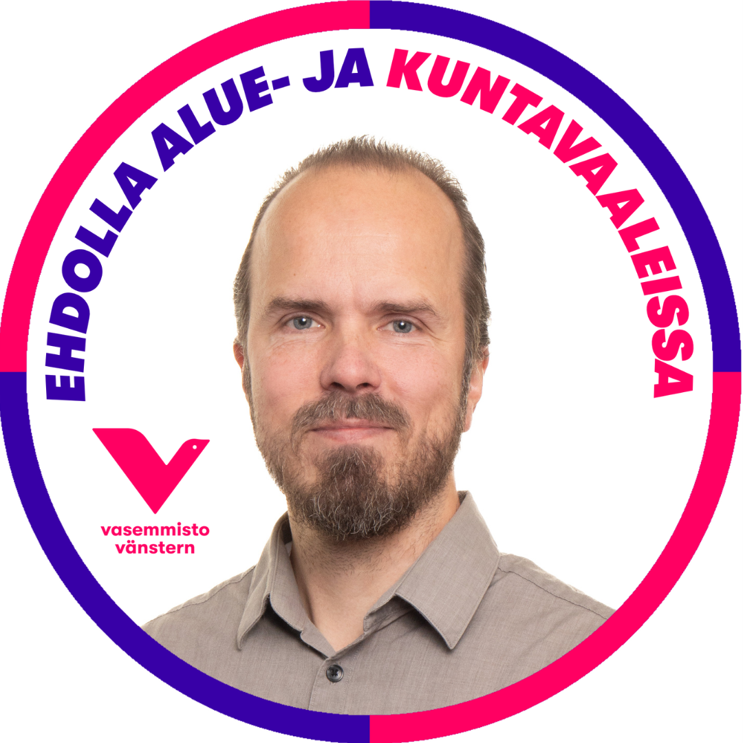 Tuomas Sandroos Kunta- ja Aluevaalimainos